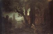 Claude Lorrain Landscape with the Temptations of St.Anthony Abbot oil painting reproduction